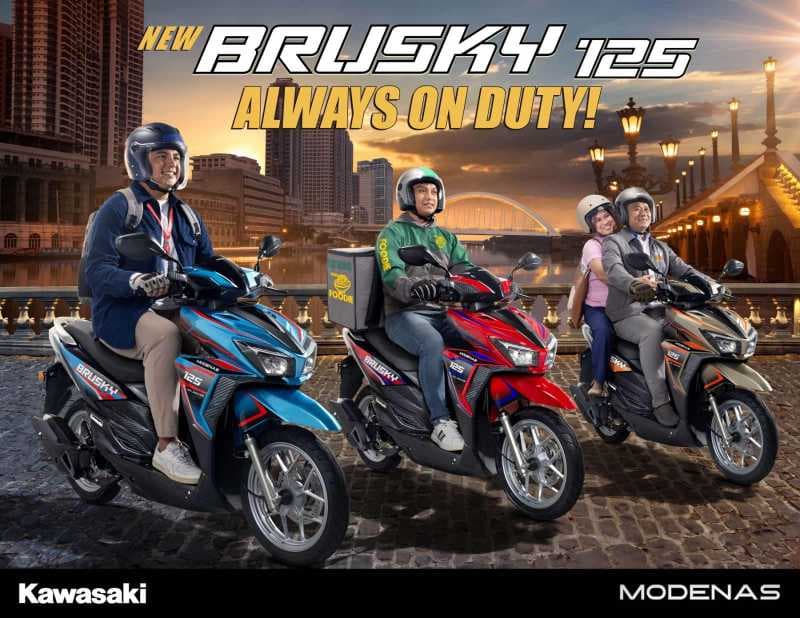 Kenalin Nih Motor Matic Kawasaki Brusky 125, Tampang Mirip Vario!