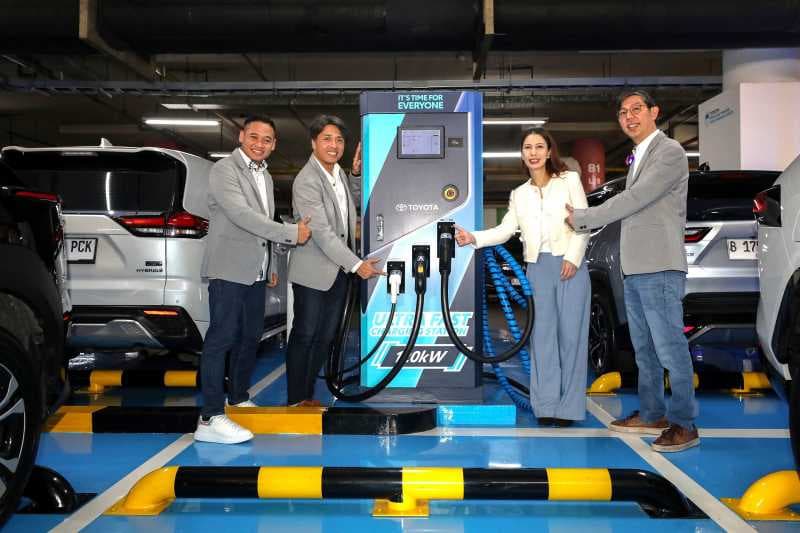 Toyota Perbanyak Charging Station di Jakarta, Bisa Ultra Fast Charging