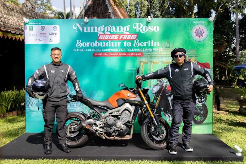 Yamaha MT-09 Lintasi 18 Negara dari Borobudur Sampai ke Berlin