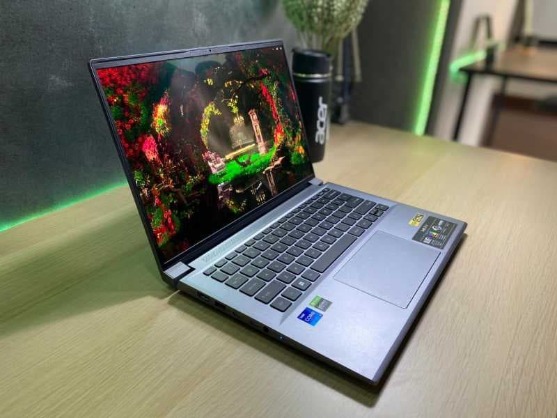 FOTO: Acer Swift X 14, Laptop Tipis dan Ringan Buat Content Creator