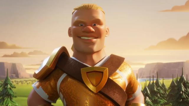 Erling Haaland Jadi Barbarian King di Game Clash of Clans