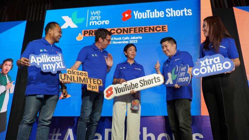 Cuma Rp1, Bisa Pol-polan Main YouTube Shorts Pakai XL Axiata