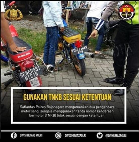 Gaya Pakai Pelat Nomor Kids Zaman Now, Selanjutnya..