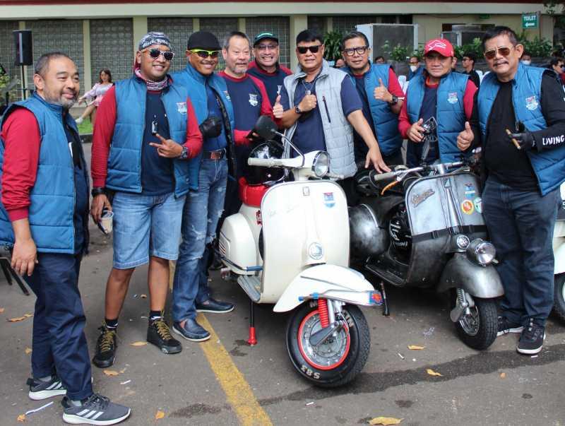 Vespa Benz Owners (VBO) Rayakan Hari Jadi yang Pertama