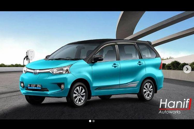 Seperti Ini Tampilan Toyota Avanza Listrik?