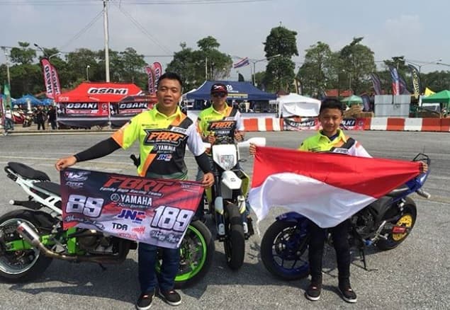 Indonesia Borong Juara Freestyle Motor di Thailand