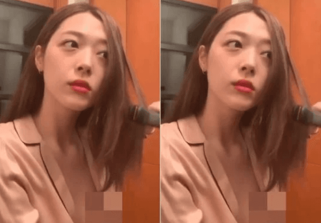 Sulli Umbar Payudara saat Live di Instagram