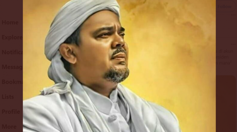 Vonis 4 Tahun Penjara Bikin Habib Rizieq Trending Topic