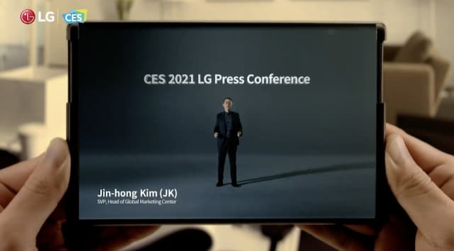  LG Pamer Ponsel Gulung di CES 2021