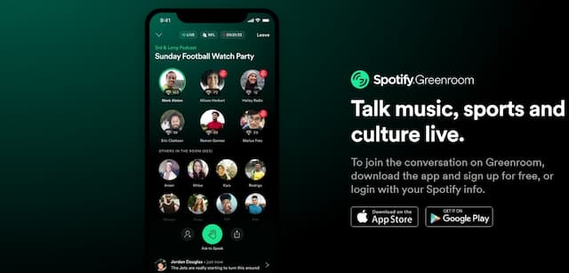 Diam-diam, Spotify Rilis Fitur Greenroom yang Mirip Clubhouse