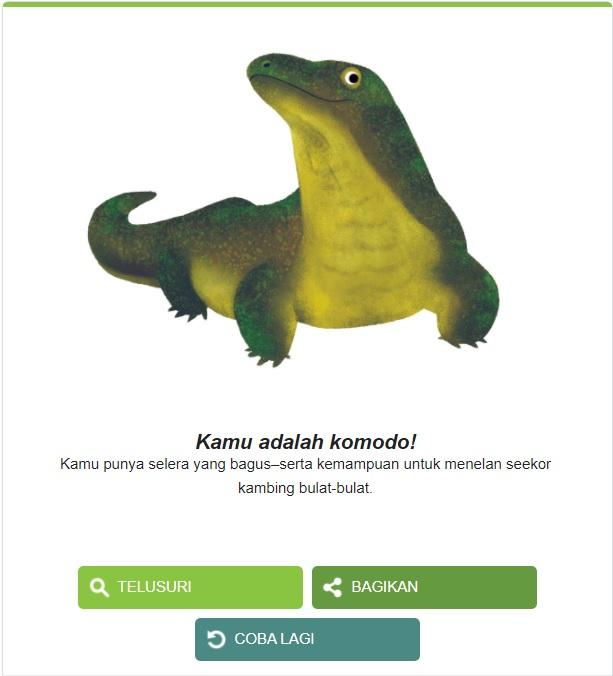 Ada Komodo, Netizen Ramai-ramai Main Game Kuis Hari Bumi, Ini Caranya