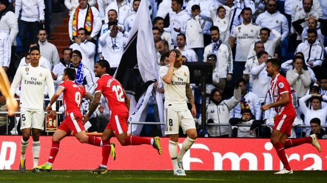 Real Madrid Dipermalukan Girona di Santiago Bernabeu
