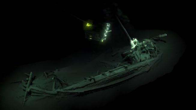 Bangkai Kapal Utuh Tertua di Dunia Ditemukan di Laut Hitam