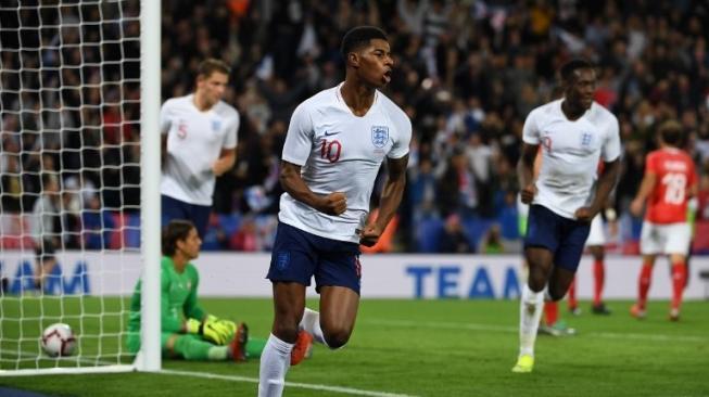 Gol Marcus Rashford Bawa Inggris Taklukkan Swiss