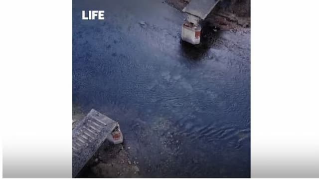 Buat Gempar, Jembatan 56 Ton di Rusia Raib Tanpa Jejak
