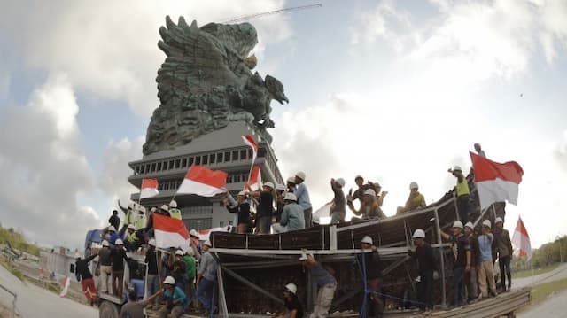 Jokowi Resmikan Patung Garuda Wisnu Kencana, Kalahkan Liberty AS
