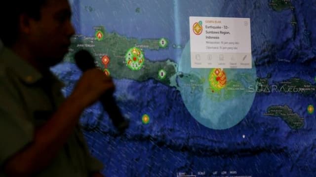 STOP PRESS Mataram Kembali Diguncang Gempa, Warga Panik Berlarian