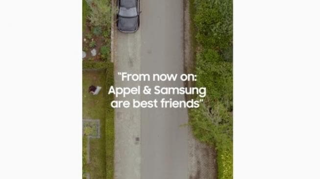 Lagi, Samsung Sindir Apple dengan Cara Unik