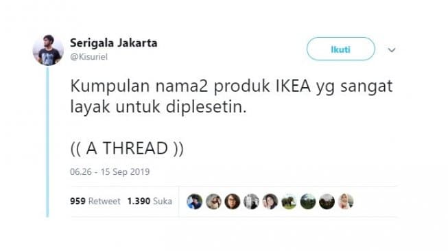 Kreatif, Kumpulan Plesetan Nama Produk IKEA Ini Bikin Ngakak