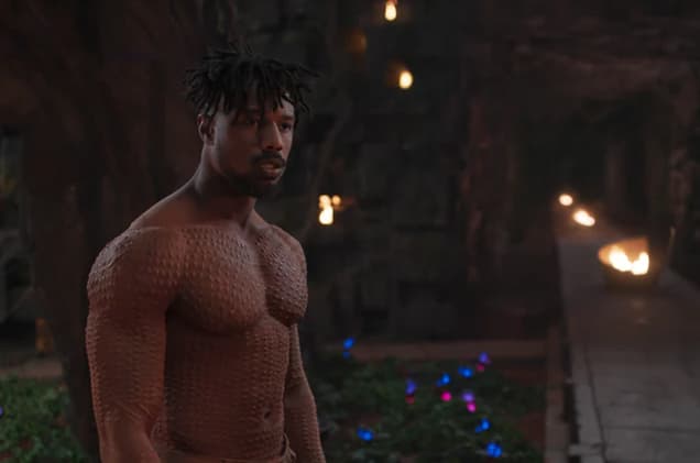 Cerita di Balik Tubuh Penuh Luka Michael B. Jordan Black Panther