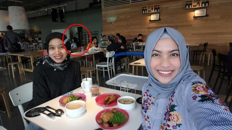 Heboh Sosok Hantu di Mal di Serpong Tertangkap Kamera Saat Selfie