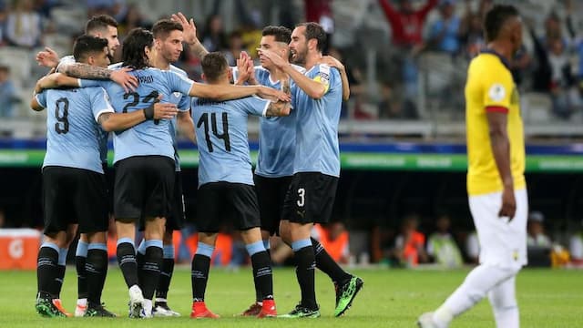 Hasil Copa America 2019: Uruguay 4-0 Ekuador