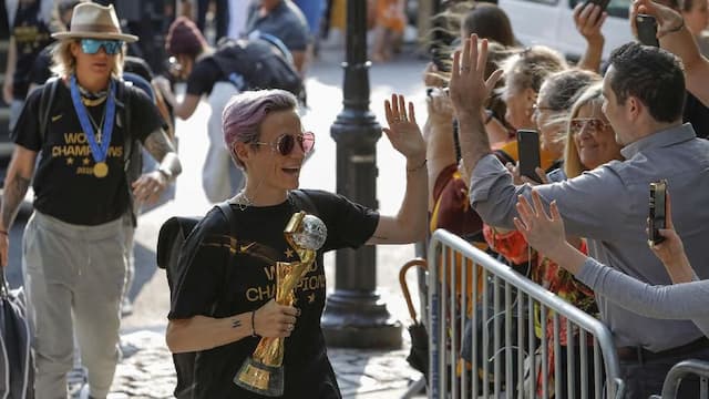 AS Juara Piala Dunia Wanita, Rapinoe Dijagokan Jadi Presiden