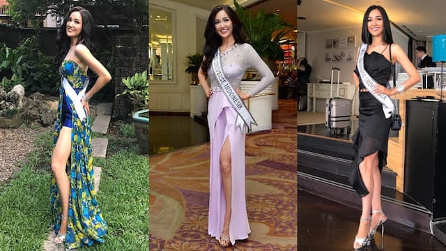 Gaya Busana Puteri Indonesia Sonia Fergina di Ajang Miss Universe 2018