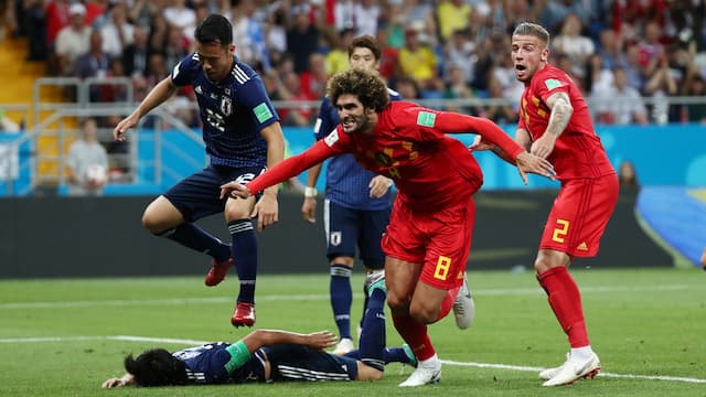 Sempat Tertinggal 2 Gol, Belgia Singkirkan Jepang dan Tantang Brasil