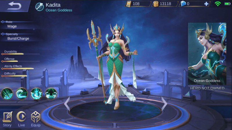 Mobile Legends Siap Rilis Hero Baru Kadita yang Mirip Nyi Roro Kidul