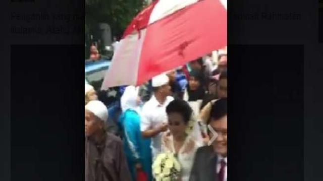 Massa Aksi 112 Kawal Pengantin ke Katedral