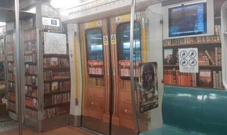 Cina Ubah Kereta Bawah Tanah Menjadi Perpustakaan Berjalan