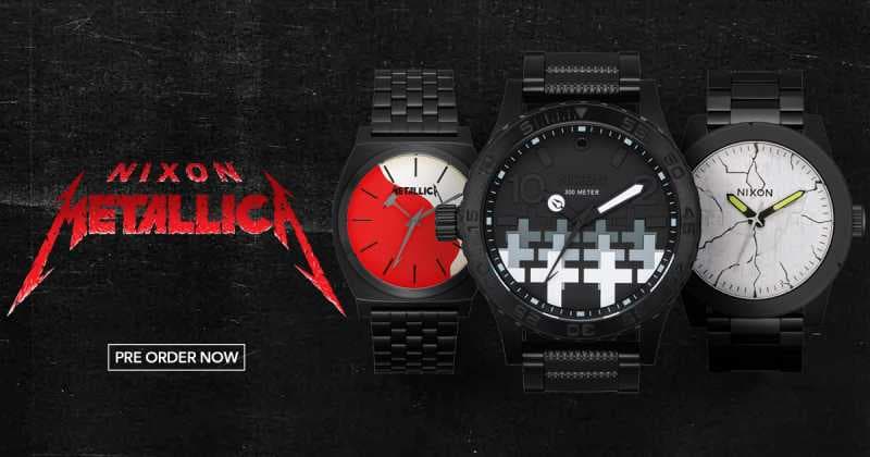 Gandeng Nixon, Metallica Rilis Jam Tangan Bertema Album Klasik