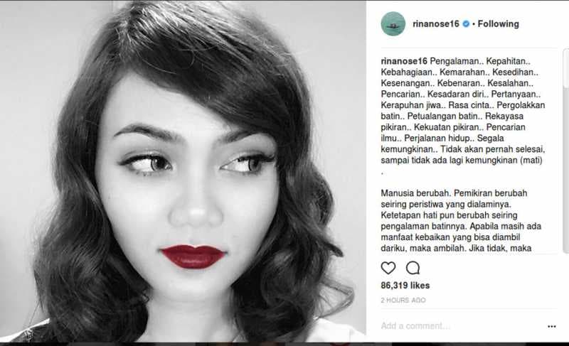 Rina Nose Lepas Hijab, Ramzi: Kita Sih Nggak Kaget