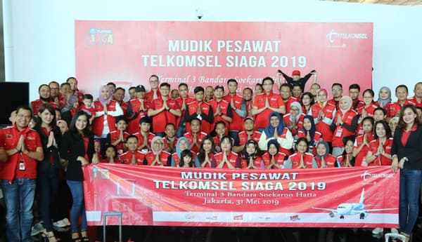 7.000 Pelanggan Mudik Bareng Telkomsel Gratis