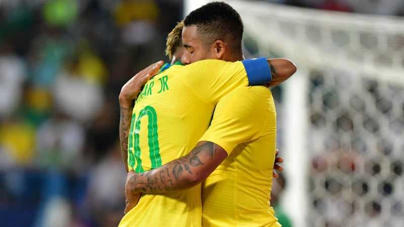 Berkat Gabriel Jesus dan Alex Sandro, Brasil Tekuk Arab Saudi