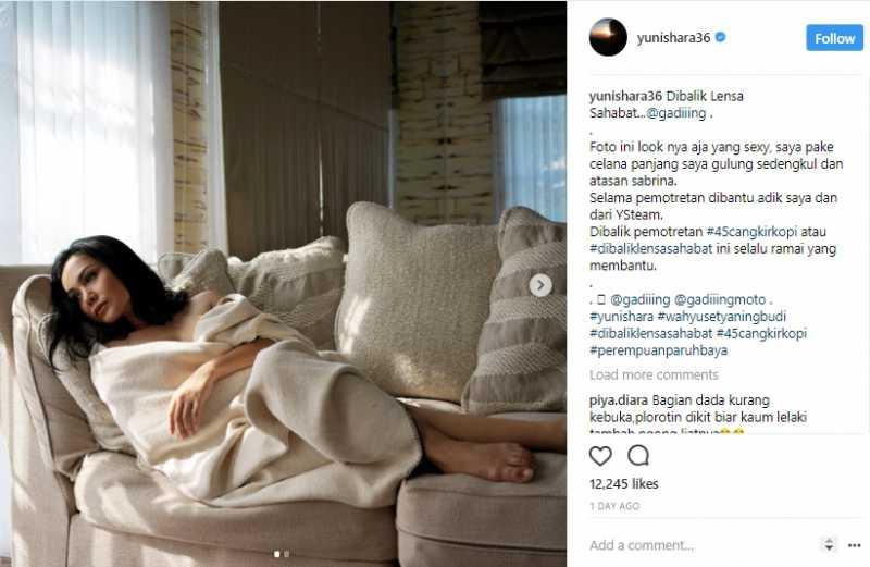 Foto Seksi Dikomplain Netizen, Begini Klarifikasi Yuni Shara