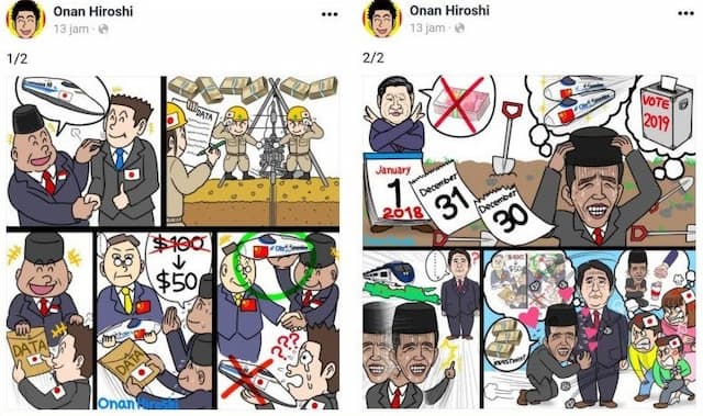 Gambarkan Jokowi Mengemis ke PM Abe, Onan Hiroshi Minta Maaf Sambil Bersujud