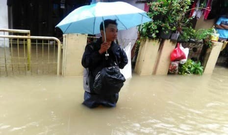 14 Perumahan di Kota Bekasi Terendam Banjir Satu Meter
