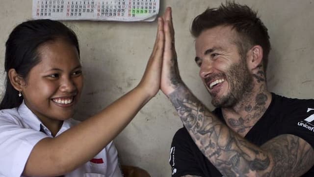 Momen Keakraban Beckham dengan Sripun, Siswi SMP Semarang